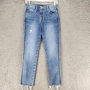 Buckaroo Jeans Womens 26 Medium Wash Mid Rise Slim Straight *GUC*